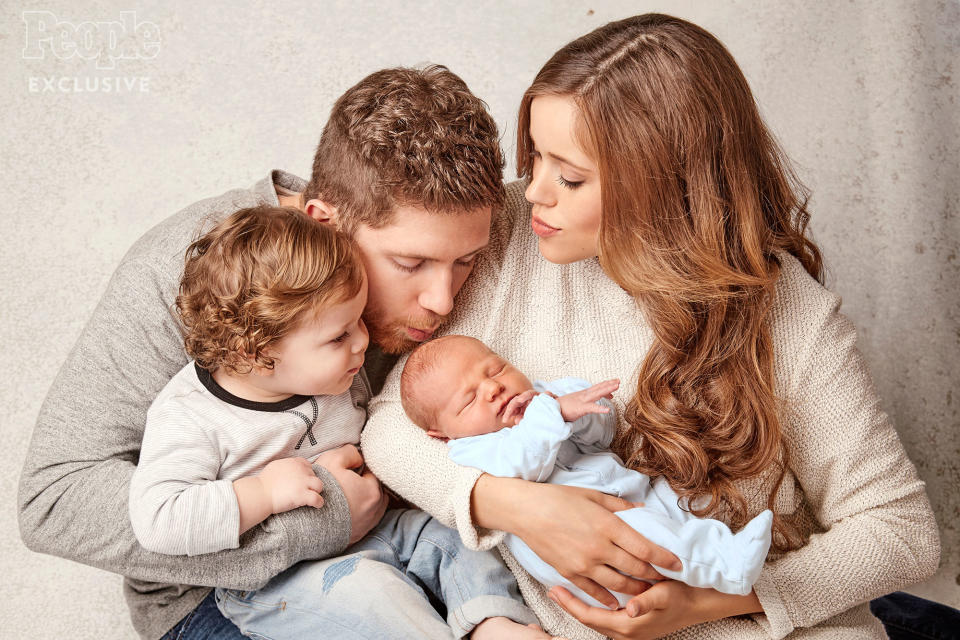 <p>Jessa (Duggar) Seewald and her husband Ben <span>announced they named their week-old second son</span> — born on Feb. 6 — Henry Wilberforce. The newest addition to the family is named after William Wilberforce, a politician and philanthropist who was instrumental in putting an end to the slave trade. “We are so excited to introduce our little baby boy to the world,” Jessa, who is also mom to son Spurgeon, told PEOPLE. “I think it’s really awesome that we have two little boys so close together in age. I know they’re going to be best friends and love growing up and doing everything together, so I’m looking forward to seeing that. I know Ben’s probably going to have them out in the backyard playing football in the next couple of years!”</p>