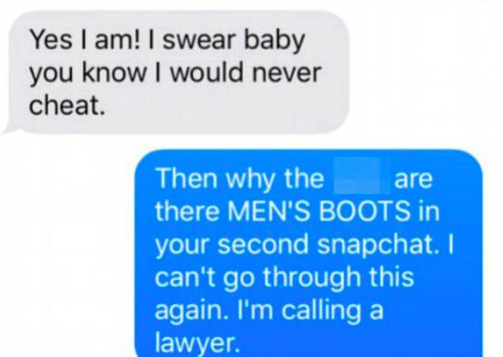 Husband Discovers Wife Is Cheating In Snapchat Message - But Is It A Hoax?