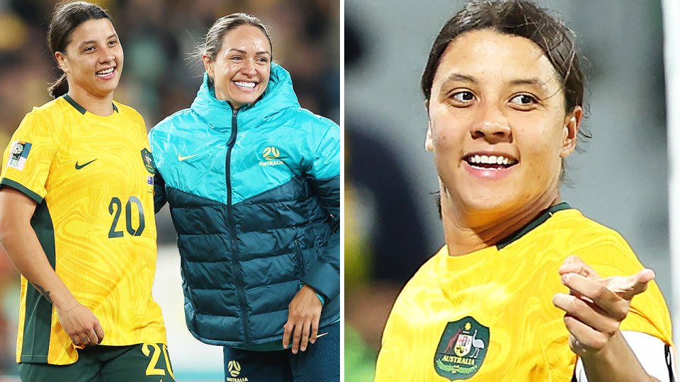 Sam Kerr and Kyah Simon.