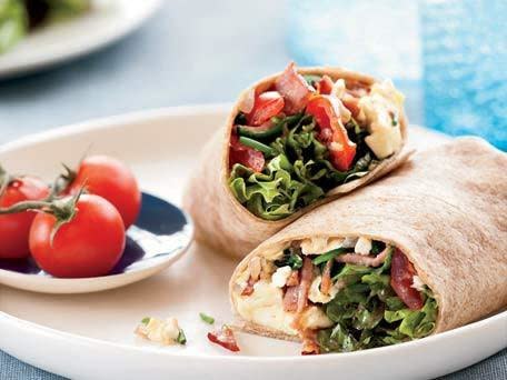 <strong>Get the <a href="http://www.huffingtonpost.com/2011/10/27/breakfast-burrito_n_1058248.html" target="_blank">Feta and Spinach Breakfast Burrito</a> recipe</strong>