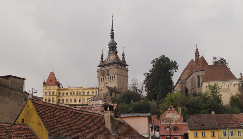 view of the town