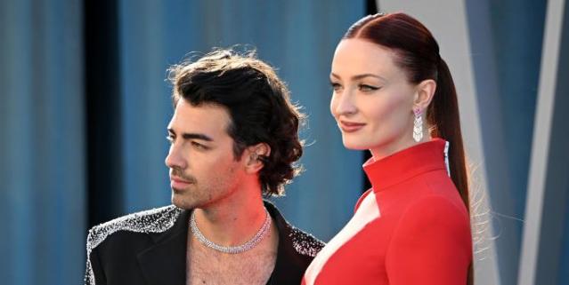 Sophie Turner Shows Off Baby Bump at Oscars Party with Joe Jonas