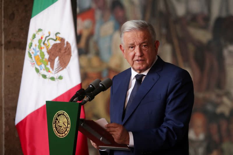 FILE PHOTO: Mexico's President delivers his State of Union address to congress