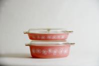 <p>For many of us, Pyrex patterned glassware brings back memories of our moms and grandmothers cooking in their kitchens. If you can bear to part with yours, you could get a few thousand dollars for the most <a href="https://www.countryliving.com/shopping/antiques/news/a44110/vintage-pyrex-value/" rel="nofollow noopener" target="_blank" data-ylk="slk:valuable pieces.;elm:context_link;itc:0;sec:content-canvas" class="link ">valuable pieces.</a></p>