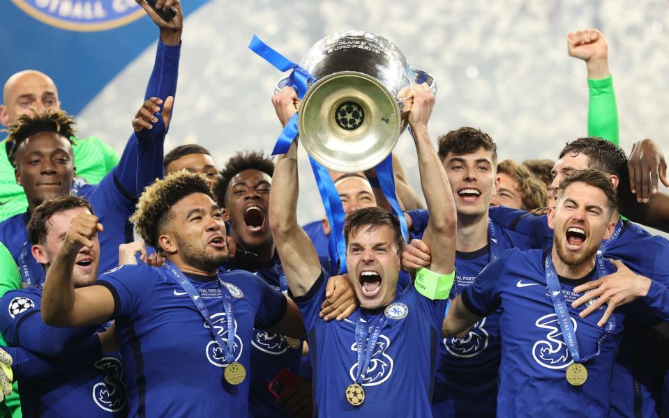 Chelsea celebrate. - GETTY IMAGES