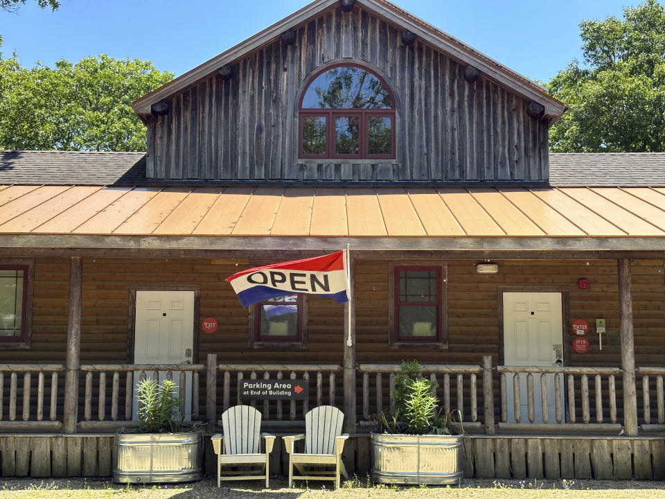 The Fine Fettle cannabis dispensary on June 4, 2024, in West Tisbury, Mass. Unless something changes, Martha's Vineyard is about to run out of pot, affecting more than 230 registered medical users and thousands more recreational ones. (AP Photo/Nick Perry)