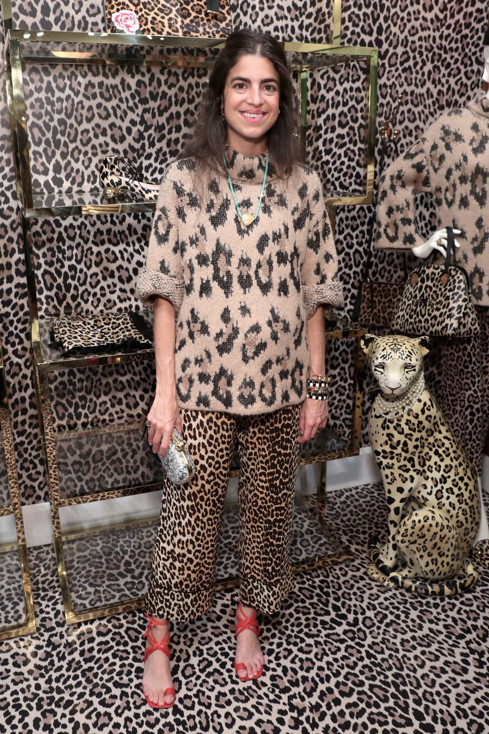 Fresh Ways to Wear Leopard Print This Fall: Sweaters