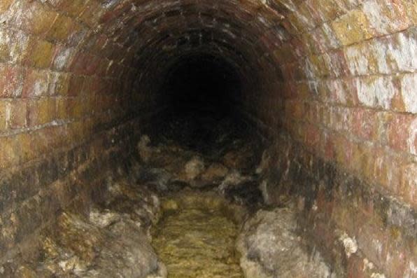 The fatberg in Pall Mall