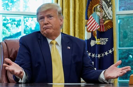 U.S. President Trump meets with China's Vice Premier Liu at the White House in Washington