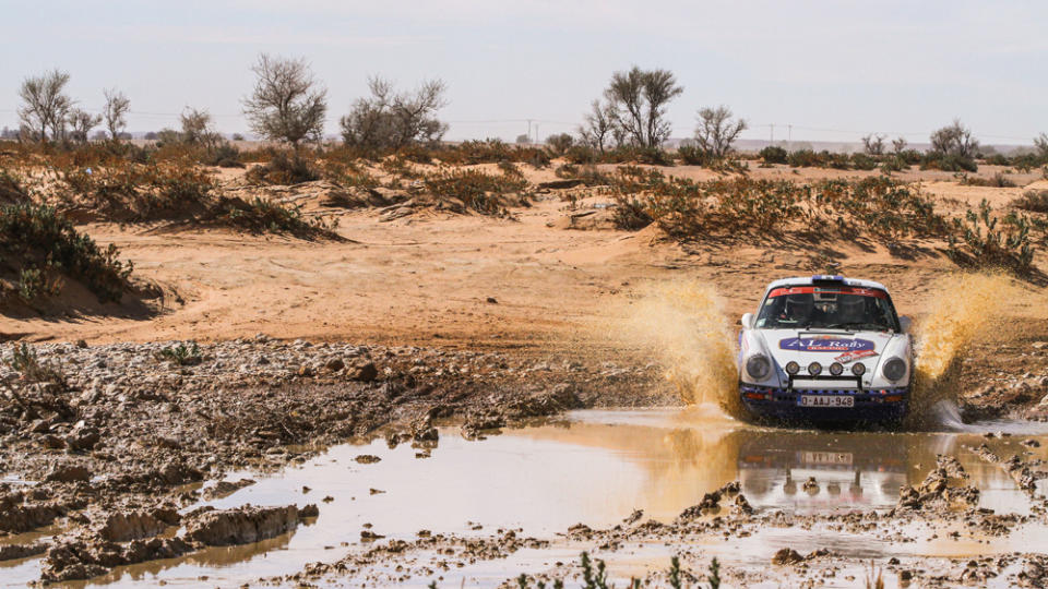 In the 2021 Dakar Classic, Amy Lerner and her all-female team fished 15th overall and second in class with the car. - Credit: Vinicius Branca