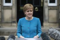 Nicola Sturgeon said she was drawing up legislation for a new Scottish independence referendum to ensure it could be held within the timeframe of Britain's expected negotiations on departing from the EU