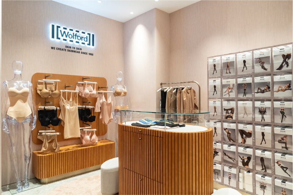 Wolford’s new store in Hong Kong.