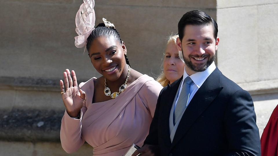 Serena Williams and Alexis Ohanian