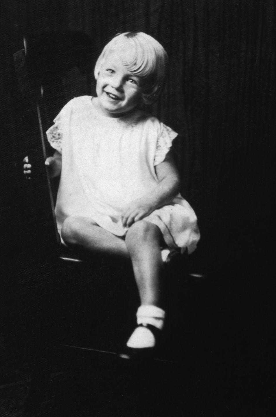 1931: Showing off her trademark smile