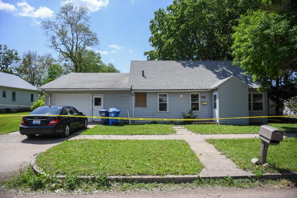 The location of where a triple homicide took place on Tuesday, May 28, 2024, at 1031 Main Street in Centerville, South Dakota. The former Centerville mayor has been charged with the case