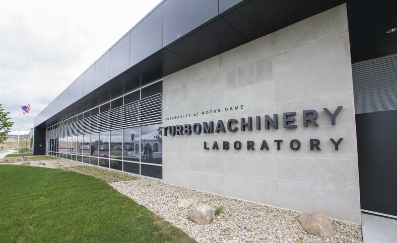 The Notre Dame Turbomachinery Laboratory operates in Ignition Park, which was once part of the Studebaker complex.