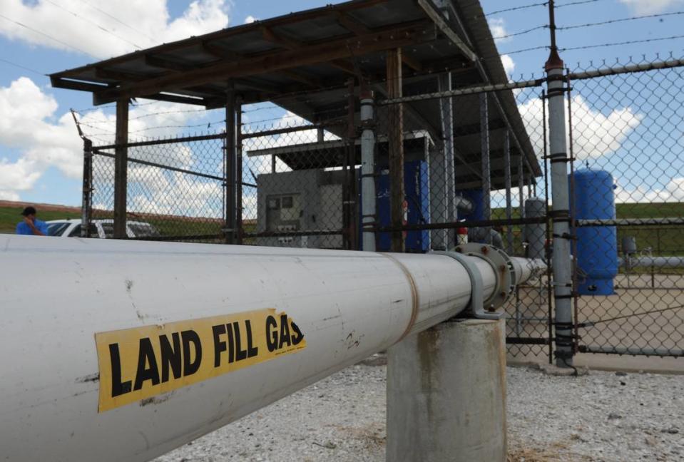 This methane recovery system for the Manatee County Landfill shown in a 2013 photo was used to dry sludge produced at the Southeast Water Reclamation Facility and later powered the wastewater plant with methane gas. Bradenton Herald file photo