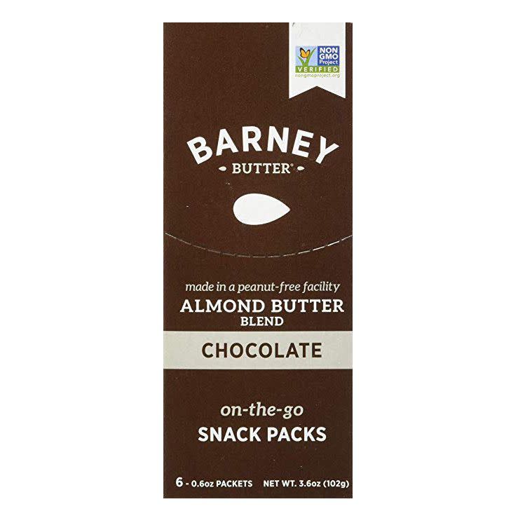 7) Barney Butter Almond Butter Blend Snack Pack, 6 Count