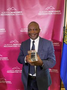 Alberta Newcomer Recognition Awards recipient