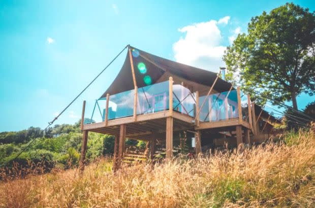 8) Safari Tent at at Pennard Hill Farm, East Pennard