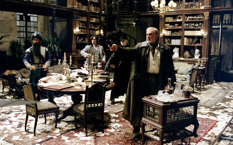 Naseeruddin Shah, Stuart Townsend, Rodney Skinner and Sean Connery in 2003’s The League of Extraordinary Gentlemen. - Credit: 20thCentFox/Courtesy Everett Collection