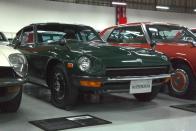 <p>This Datsun Fairlady (known as the Z in America) is an early build painted in a stunning shade of dark green. </p>