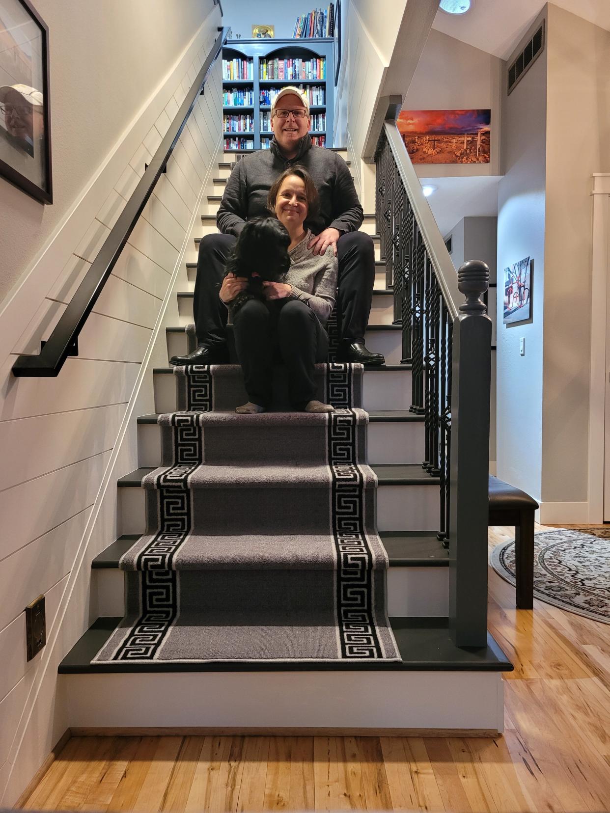 Jerry and Christine Otto in their newly remodeled home in Boise, Idaho.