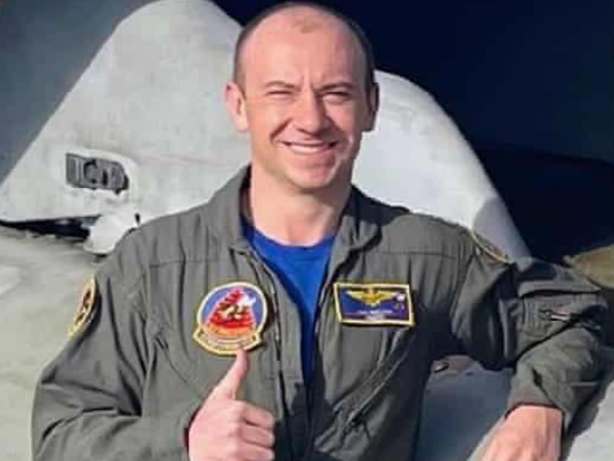 Richard Bullock has been named as the US Navy pilot killed in a recent training exercise  (US Navy)