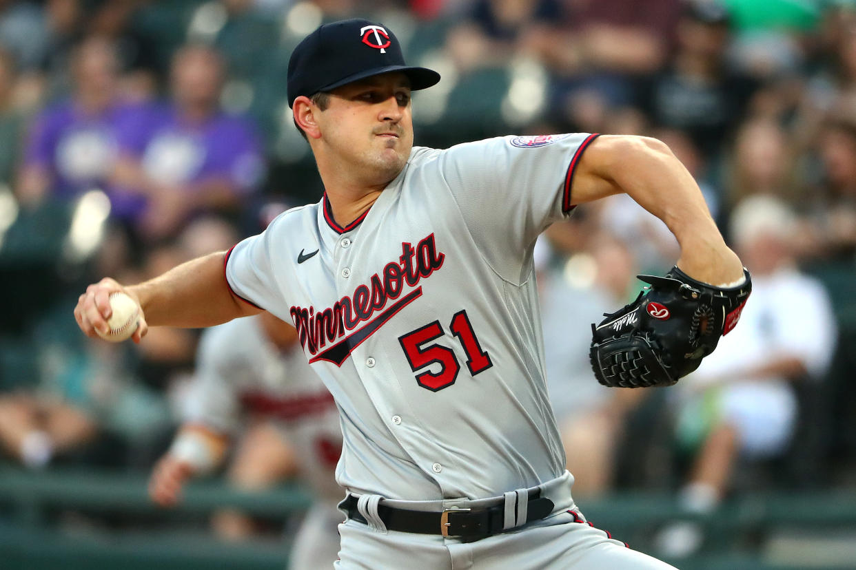 Tyler Mahle #51 of the Minnesota Twins 