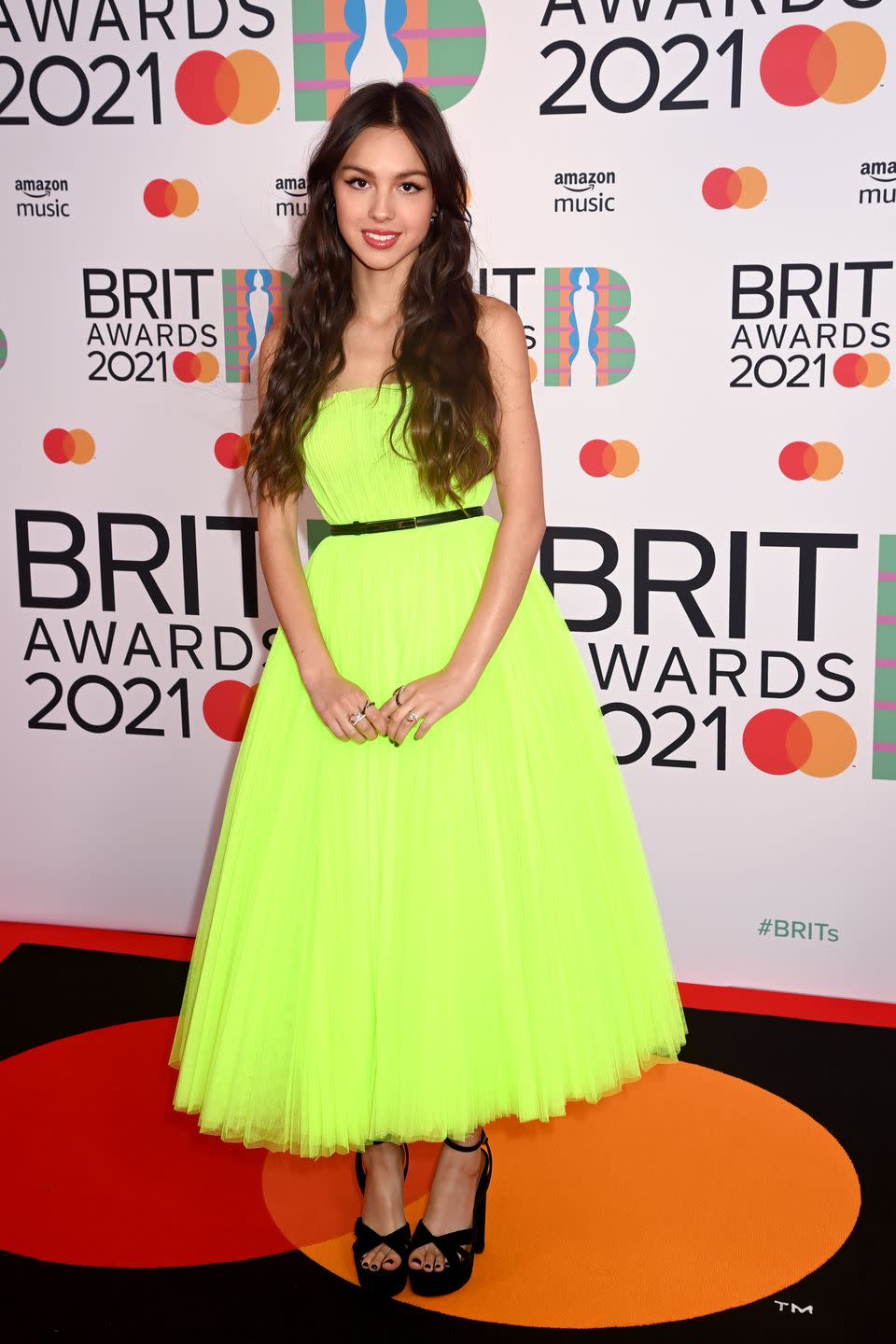 london, england may 11 olivia rodrigo attends the brit awards 2021 at the o2 arena on may 11, 2021 in london, england photo by dave j hogandave j hogangetty images