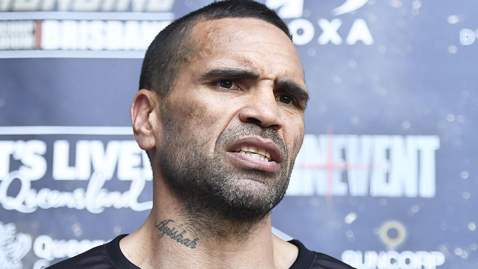 Anthony Mundine's infamous newspaper column the day before a 60-point loss to the Storm still smarts for now-Newcastle coach Nathan Brown. (Photo by Albert Perez/Getty Images)