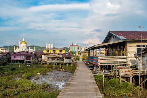 Kampong Ayer Floating village in Brunei - Credit: ISTOCK