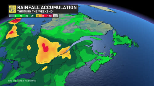 Blocking pattern rainfall East