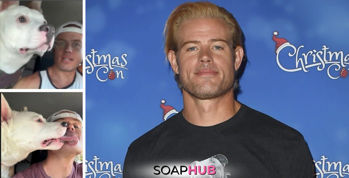 Trevor Donovan has a new four-legged friend. 