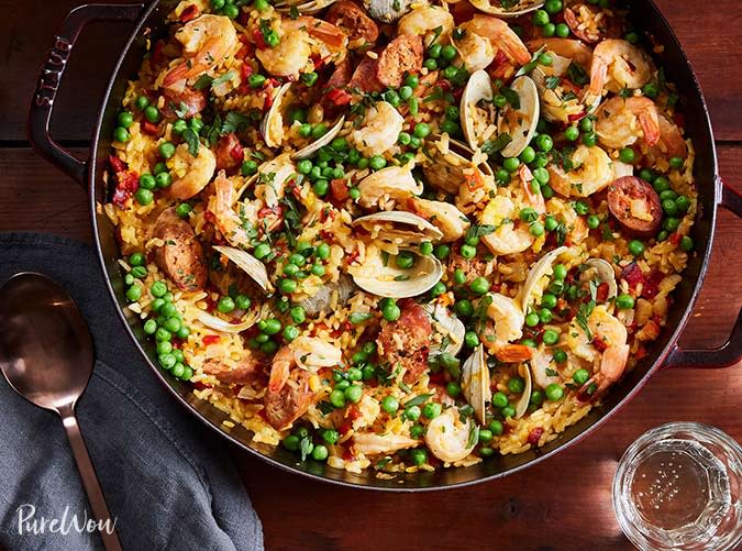 Cheater's Skillet Paella