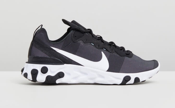 Nike React Element 55 men’s shoes on The Iconic. (Image: The Iconic)