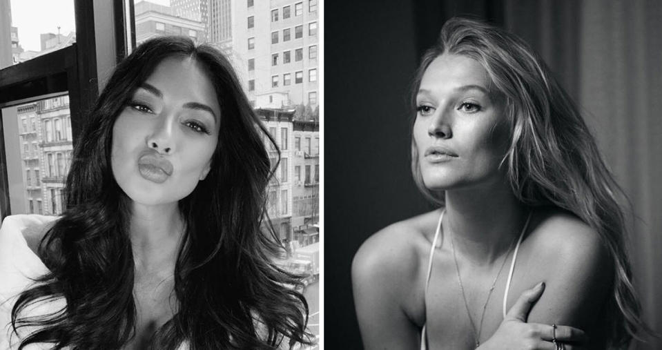 Berühmte Power-Frauen wie Nicole Scherzinger und Toni Garrn nehmen an der Challenge teil. (Bilder: Instagram)
