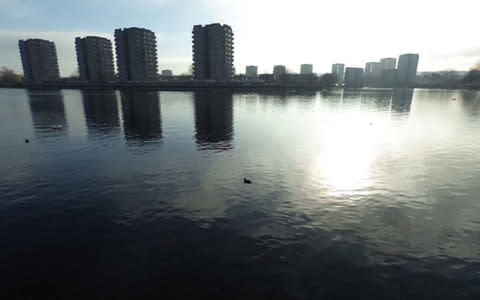 One of the swans was found to have been killed in Southmere Lake, Thamesmead - Credit: Google Street View