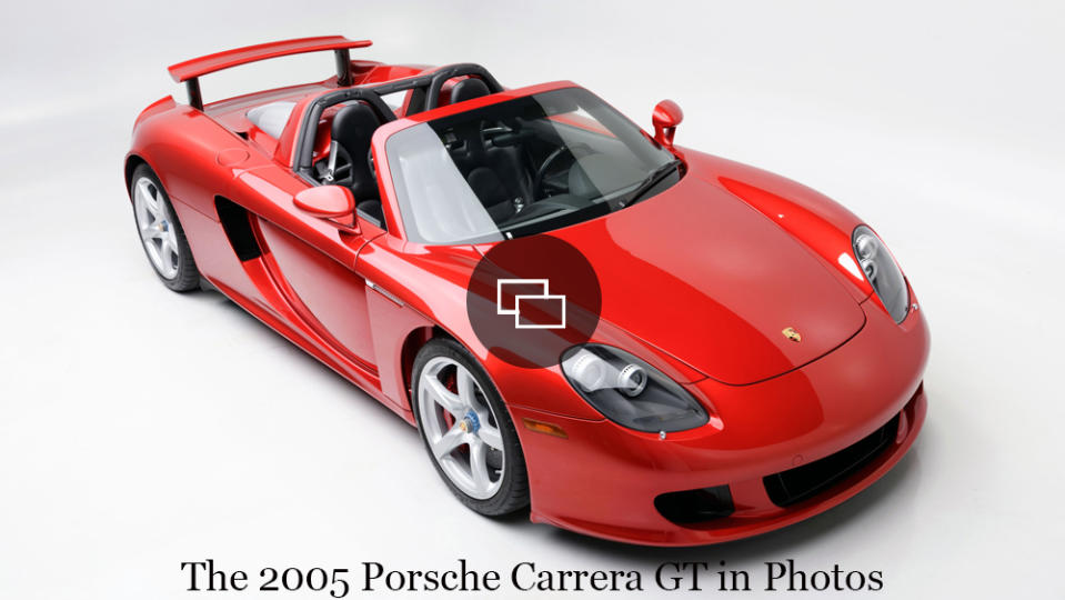 A 2005 Porsche Carrera GT.