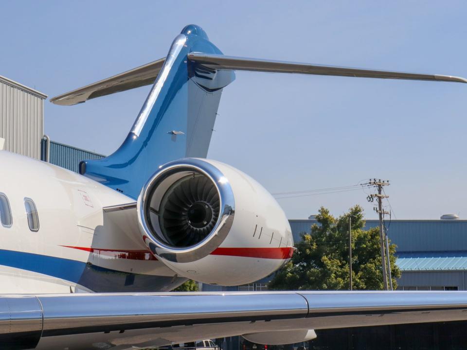 Bombardier Global 6500 private jet