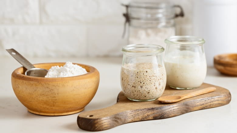 baking sourdough ingredients 