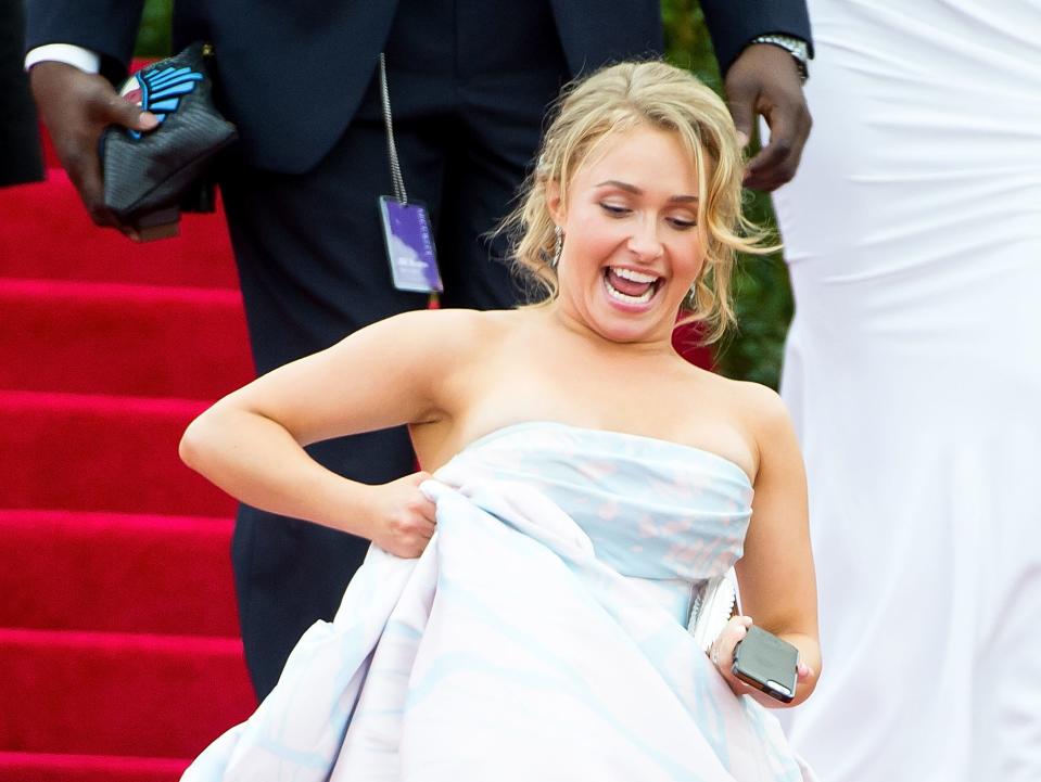 Hayden Panettiere at the Met Gala in 2014.