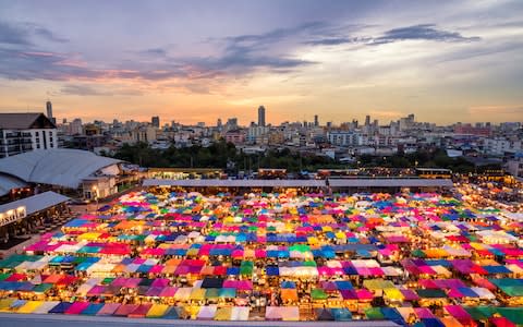 The Railway Market – Talad Rod Fai, Bangkok - Credit: MANJIK PHOTOGRAPHY