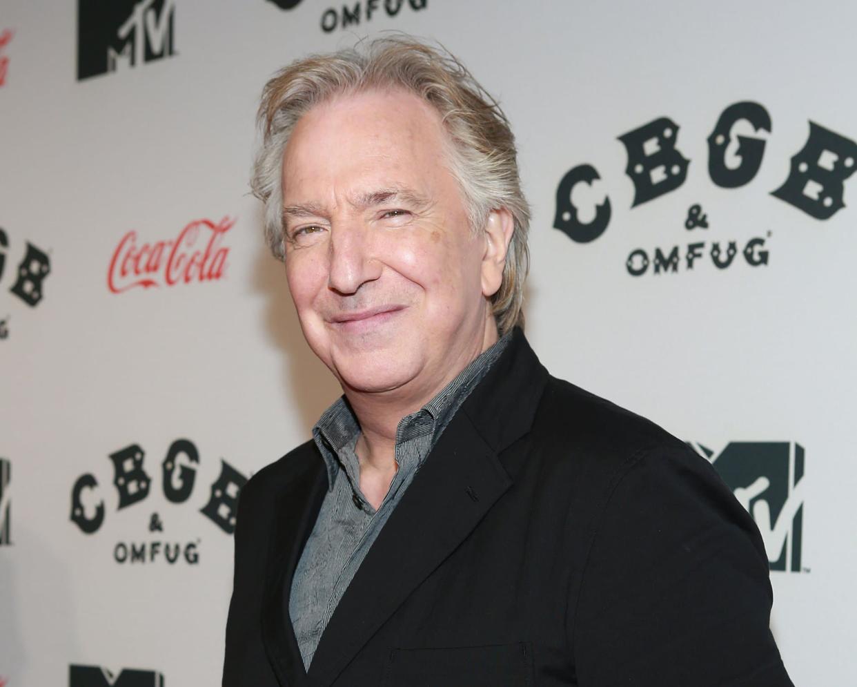 L'acteur Alan Rickman en octobre 2013 à New York - Robin Marchant - Getty Images via AFP