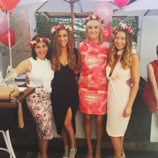 Alice and her bridesmaids at her bachelorette (Photo: Instagram/@alycecorbutt)