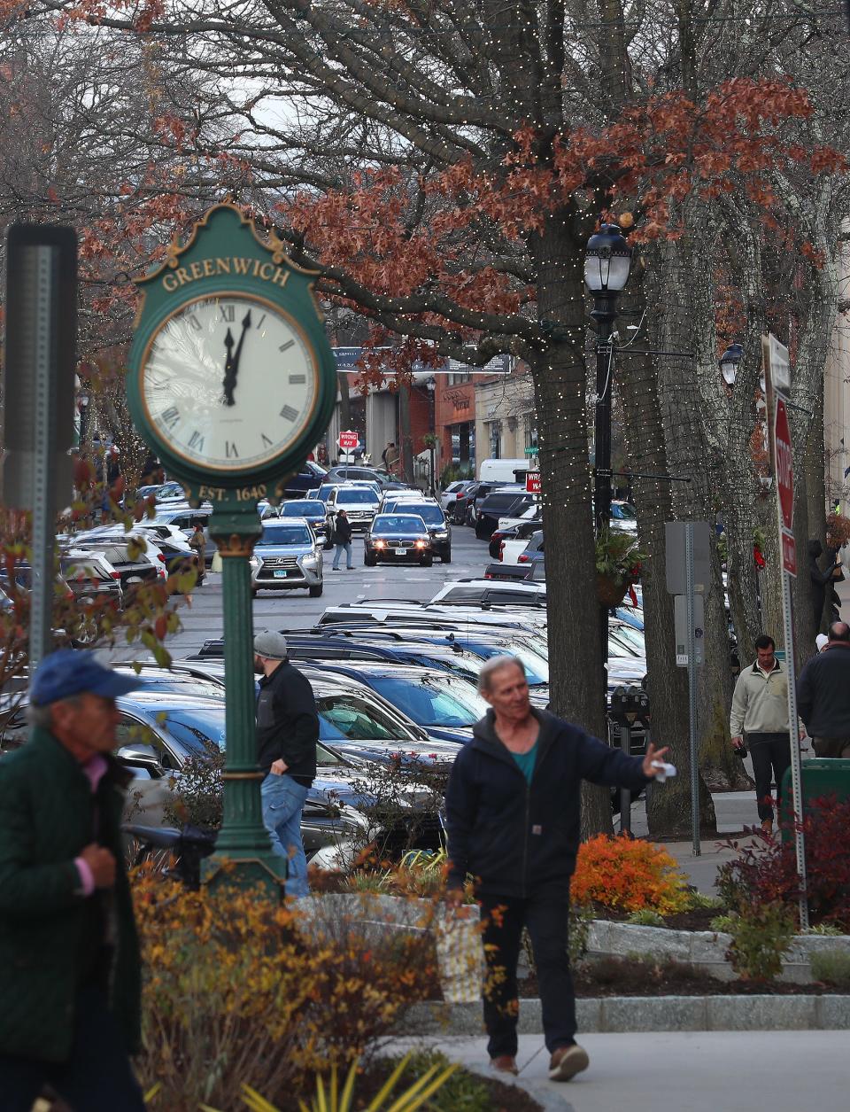 Greenwich Ave in downtown Greenwich Dec. 6, 2023.