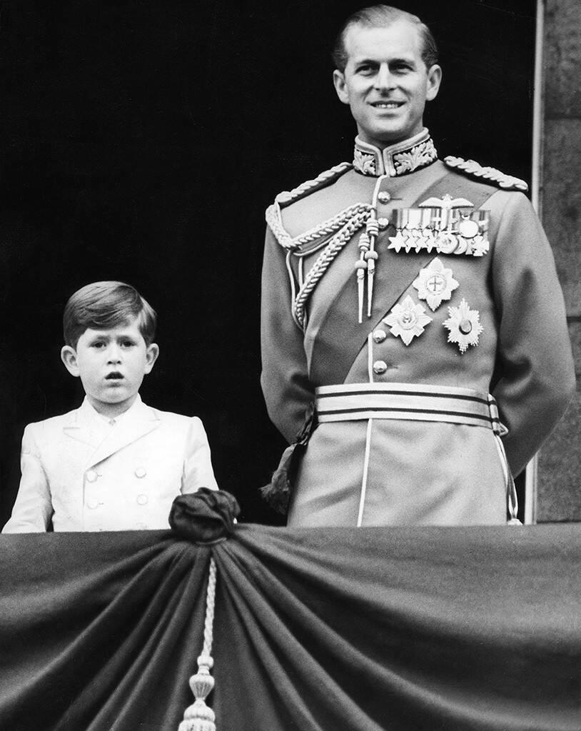 Prince Philip, Prince Charles, 1953, Widget