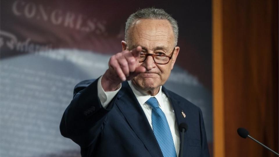 Chuck Schumer, líder de la bancada demócrata en el Senado