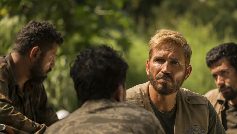 Jim Caviezel as Tim Ballard in “Sound of Freedom.”