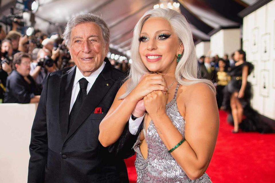 <p>Christopher Polk/WireImage</p>  Tony Bennett and Lady Gaga